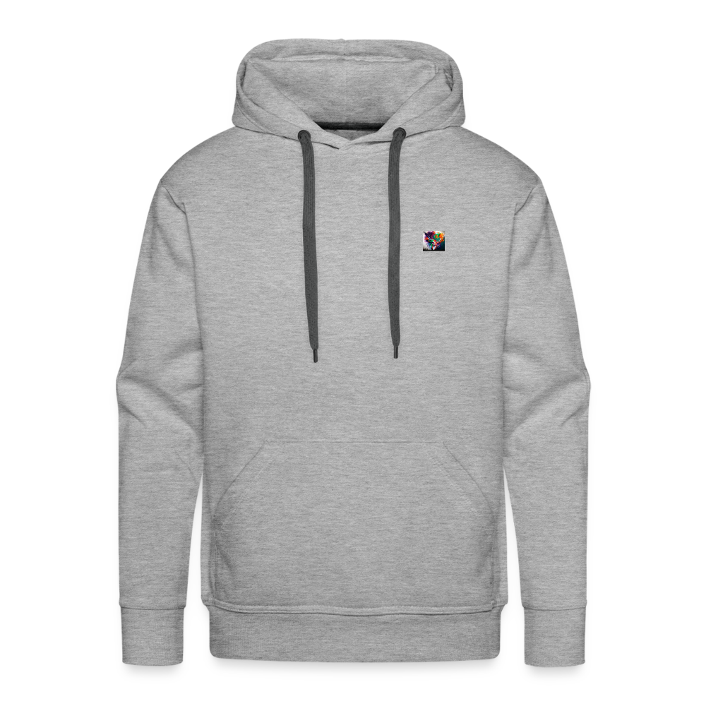 JR< TRADEMARKED - MEN'S HOODIE - heather grey