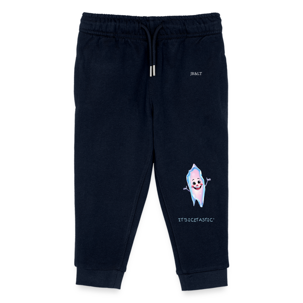 IT'S ICETASTIC’ - KIDS ORGANIC JOGGERS - navy