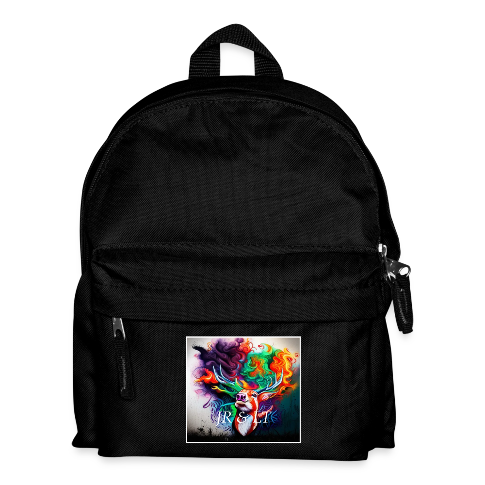 OUR TRADE MARKED LOGO - KID'S BACK PACK - black