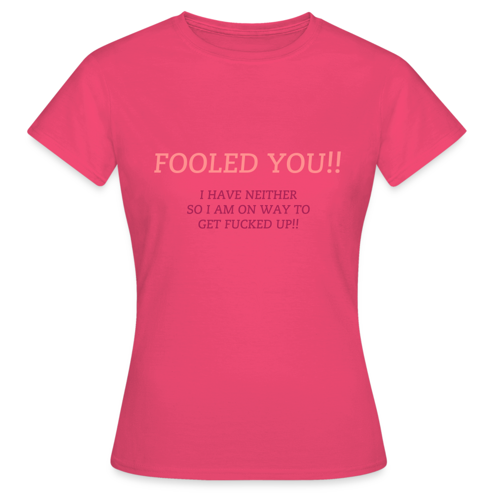 "WITH GREAT UDDERS" WOMEN'S CLASSIC T-SHIRT - azalea