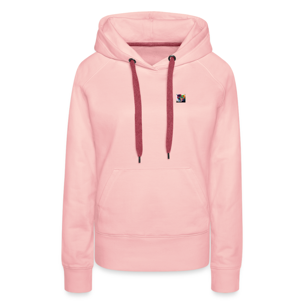JR< - WOMENS HOODIE - crystal pink