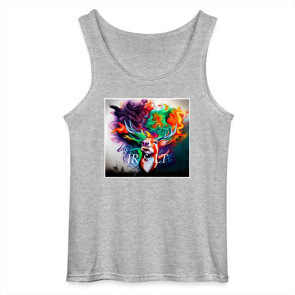 JR< TRADMARKED - MEN'S TANK TOP - sports grey
