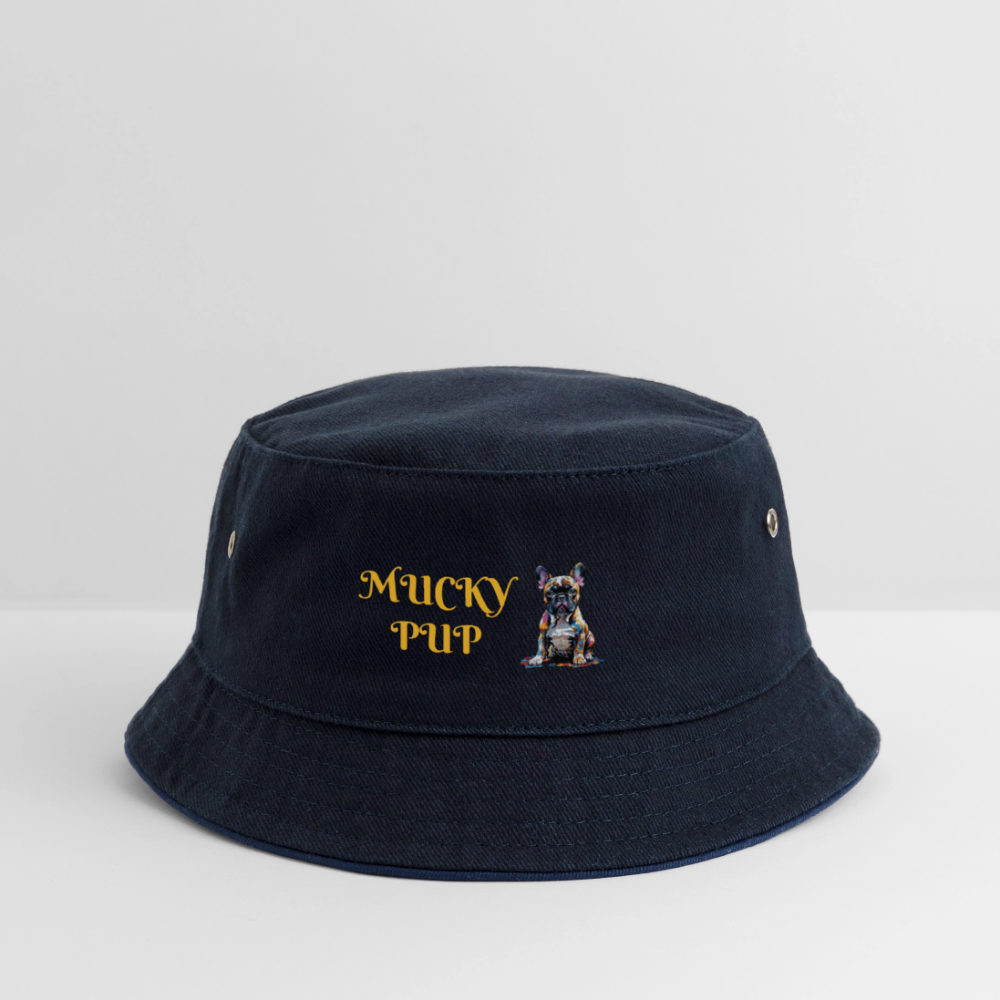 MUCKY PUP - CHICLREN'S BUCKET HAT - navy/navy