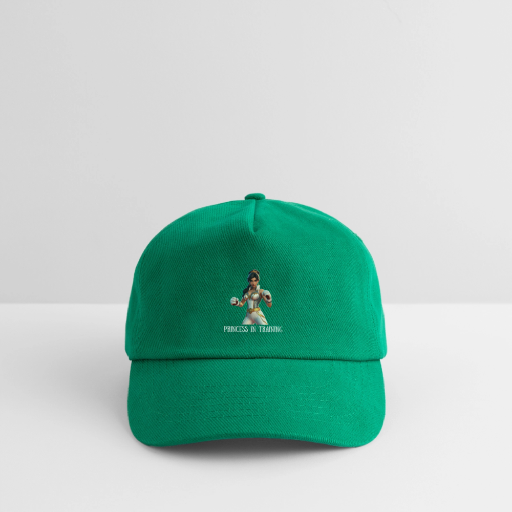 PRINCESS IN TRAINING - KIDS BASEBALL CAP - green