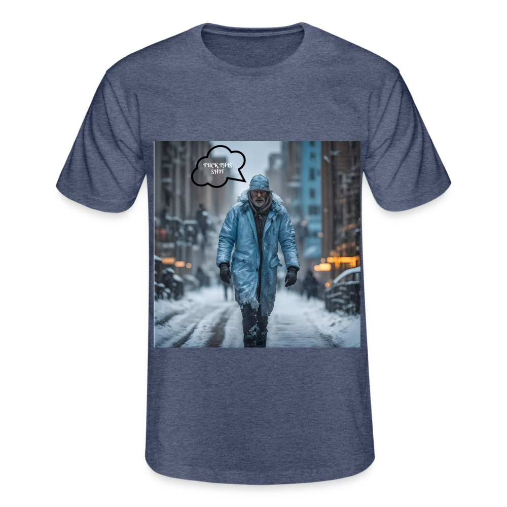 FUCK THIS SHIT - MENS CLASSIC T-SHIRT - heather navy
