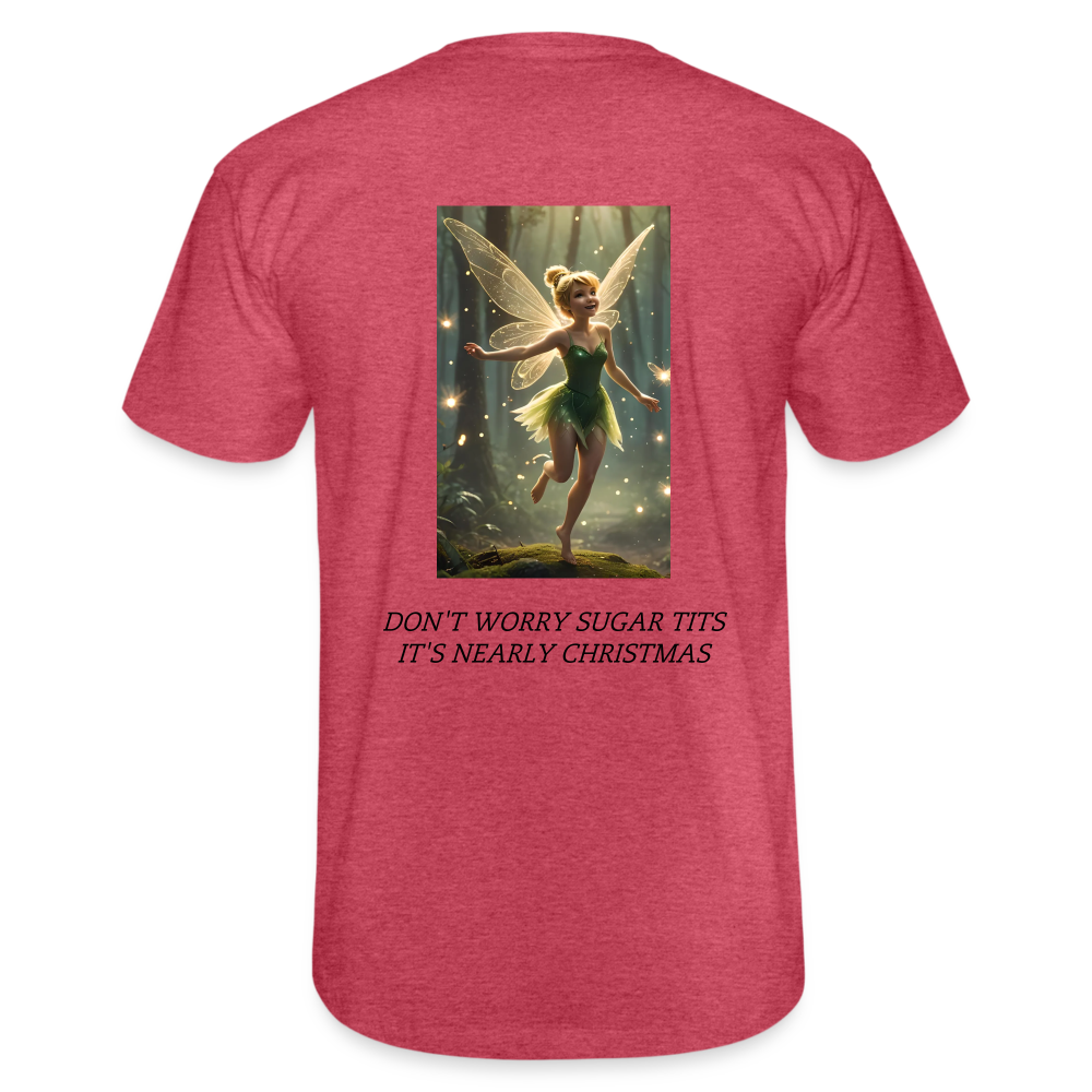 DONT WORRY SUGAR TITS - MENS CLASSIC T-SHIRT - heather red