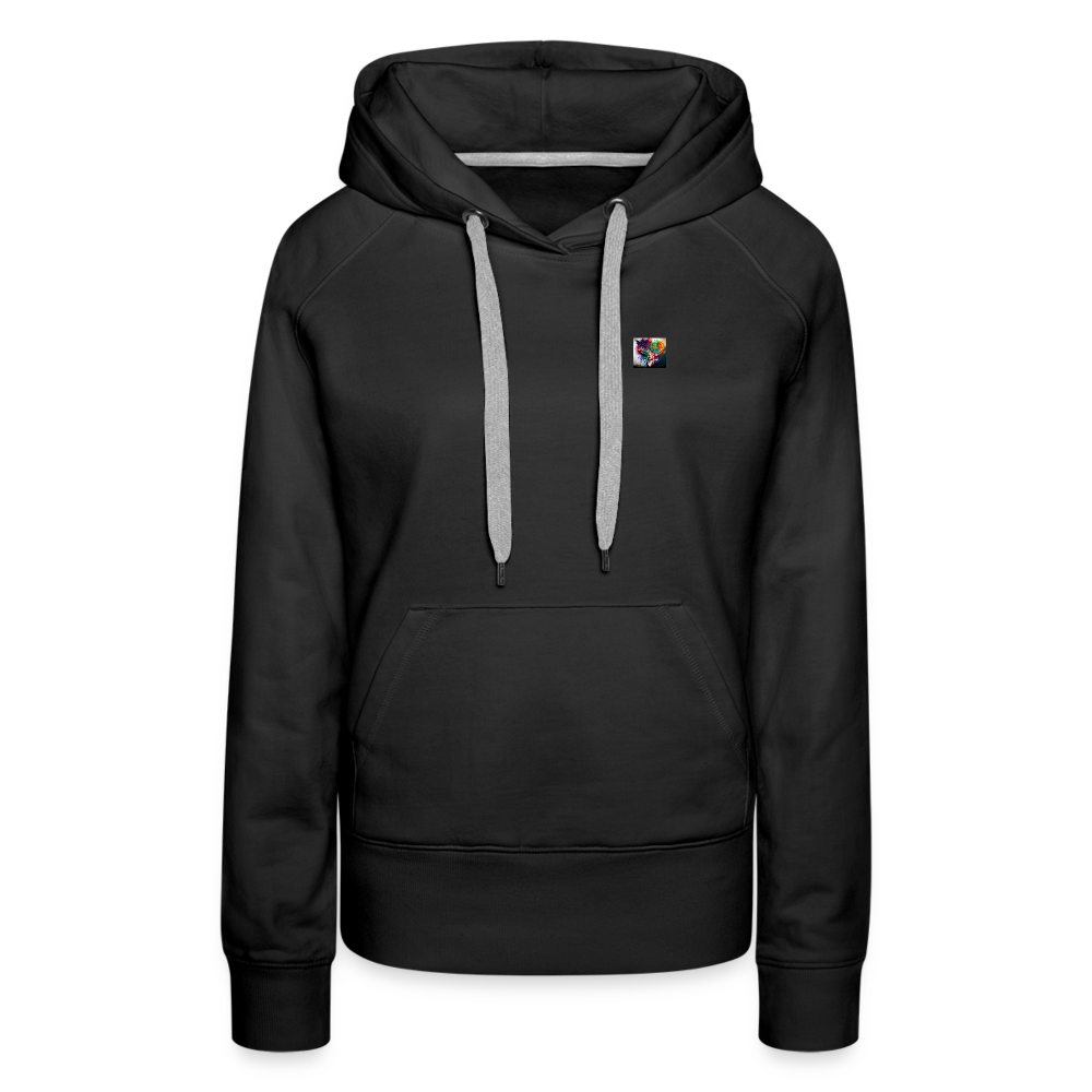 JR< - WOMENS HOODIE - black