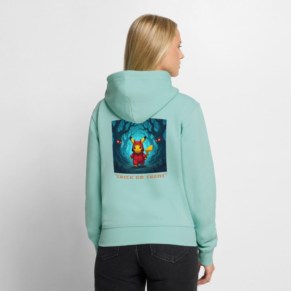 "TRICK OR TREAT" - WOMEN'S HOODIE - mint