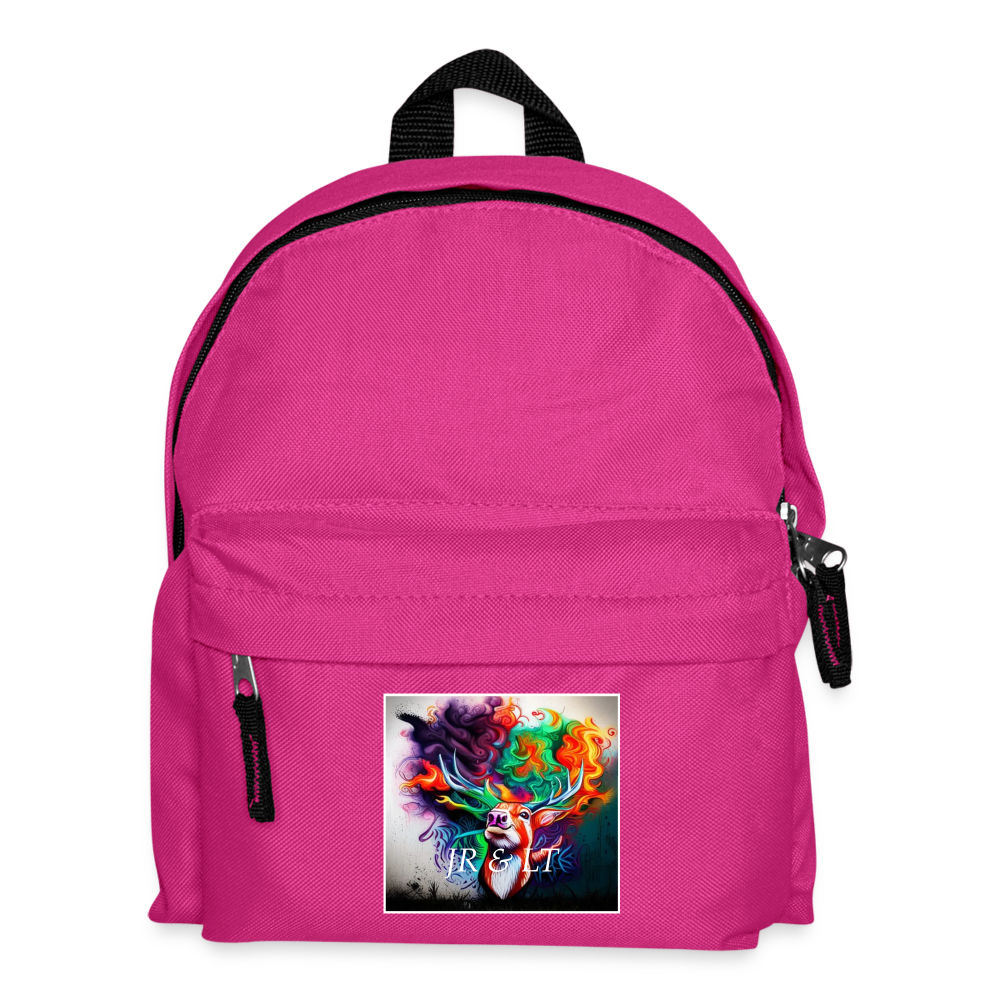 OUR TRADE MARKED LOGO - KID'S BACK PACK - fuchsia