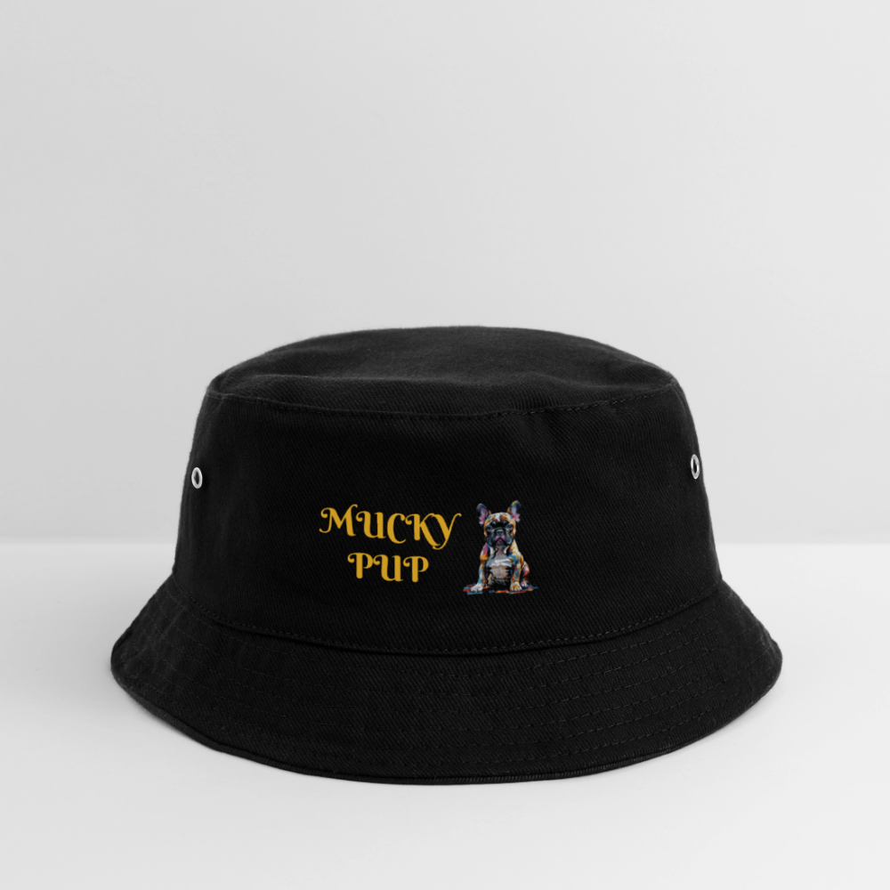 MUCKY PUP - CHICLREN'S BUCKET HAT - black