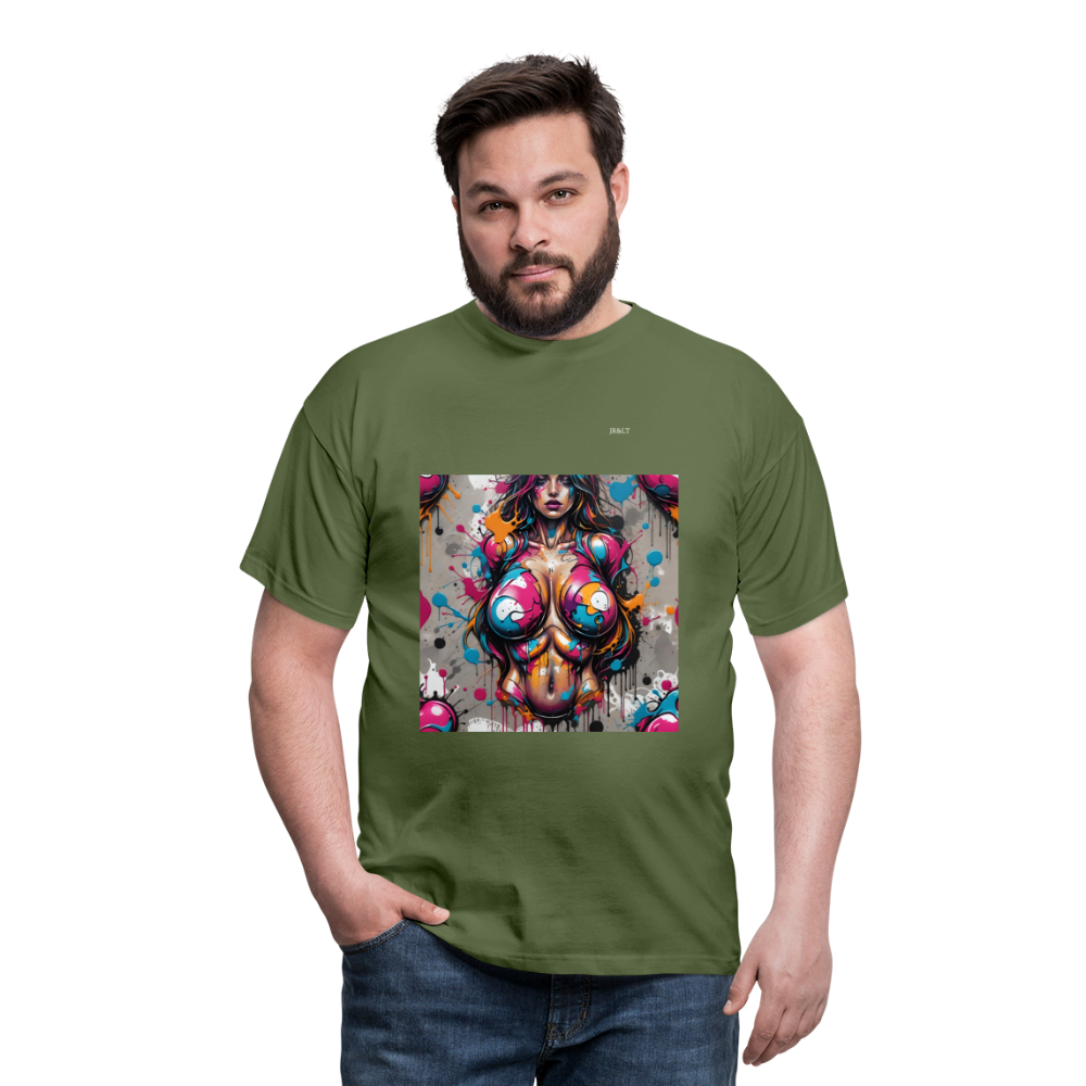 BOOB'S MENS CLASSIC T-SHIRT - military green