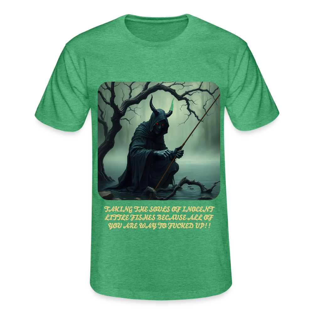 SOULESS WORLD - MENS CLASSIC T-SHIRT - heather green