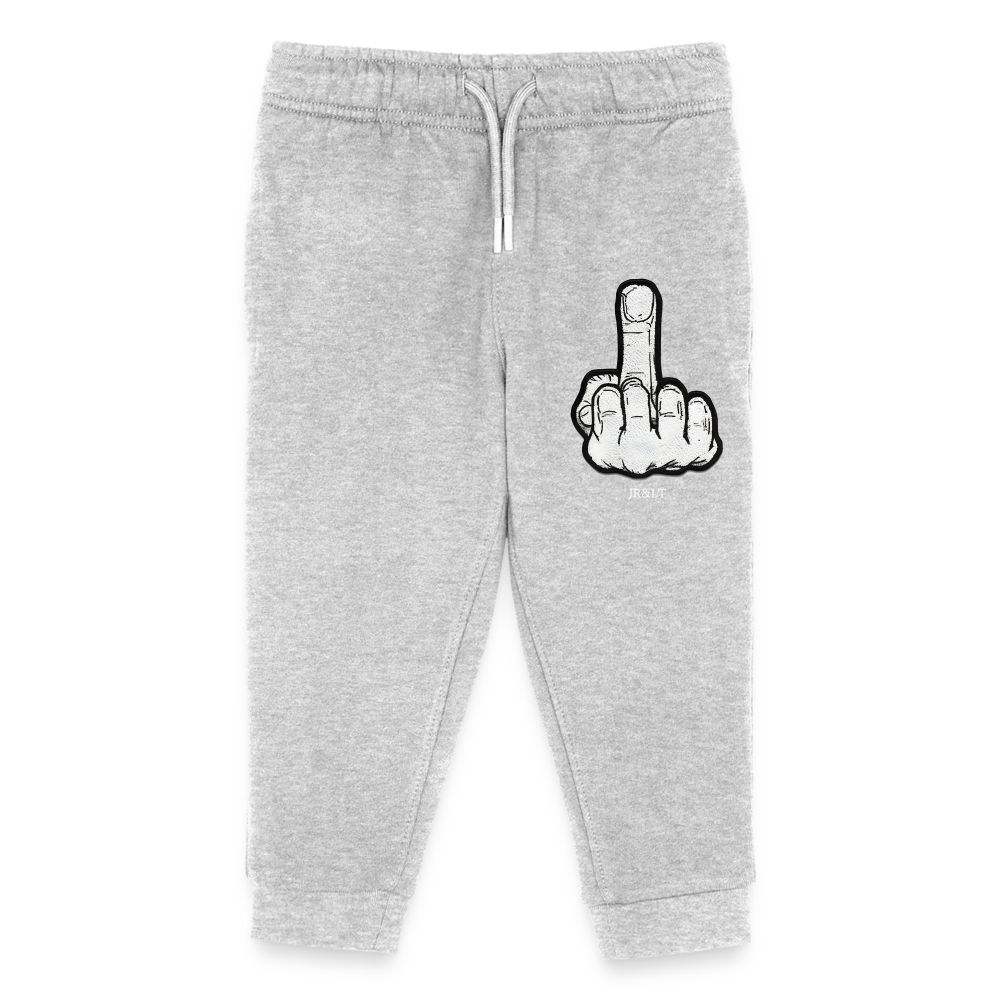 IT'S ICETASTIC’ - KIDS ORGANIC JOGGERS - heather grey