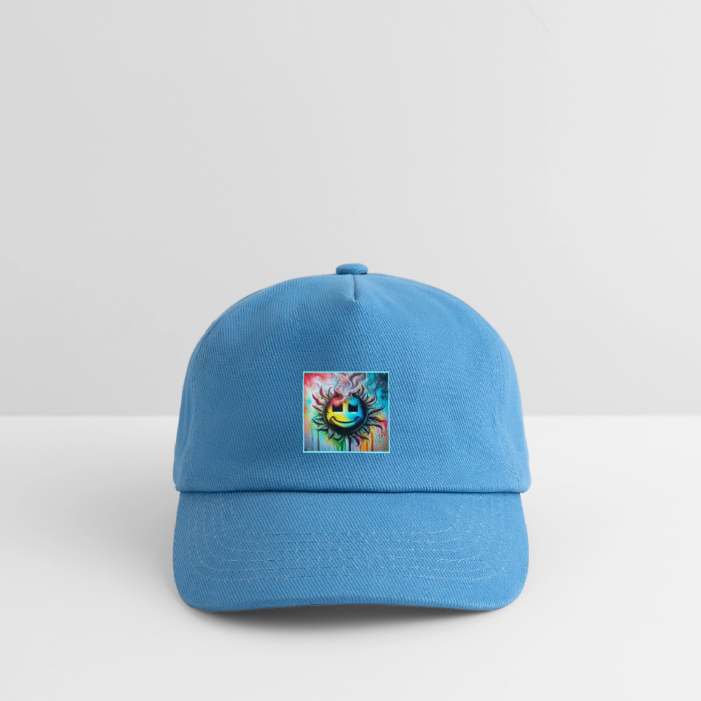 JR< TRADEMARKED LOGO - KIDS BASEBALL CAP - peacock-blue