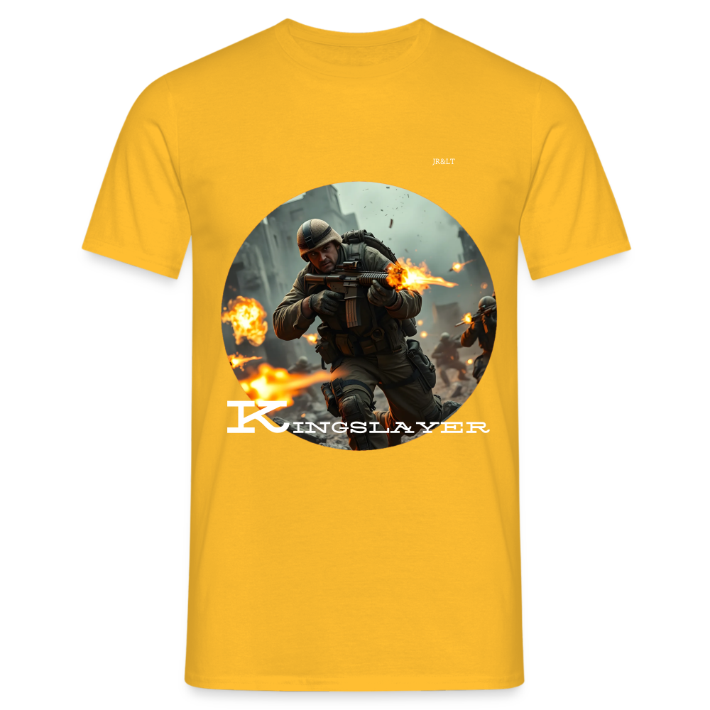 KINGSLAYER - MEN'S CLASSIC T-SHIRT - yellow
