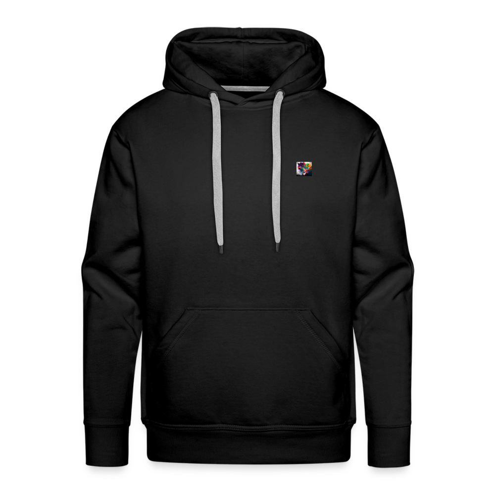 JR< TRADEMARKED - MEN'S HOODIE - black