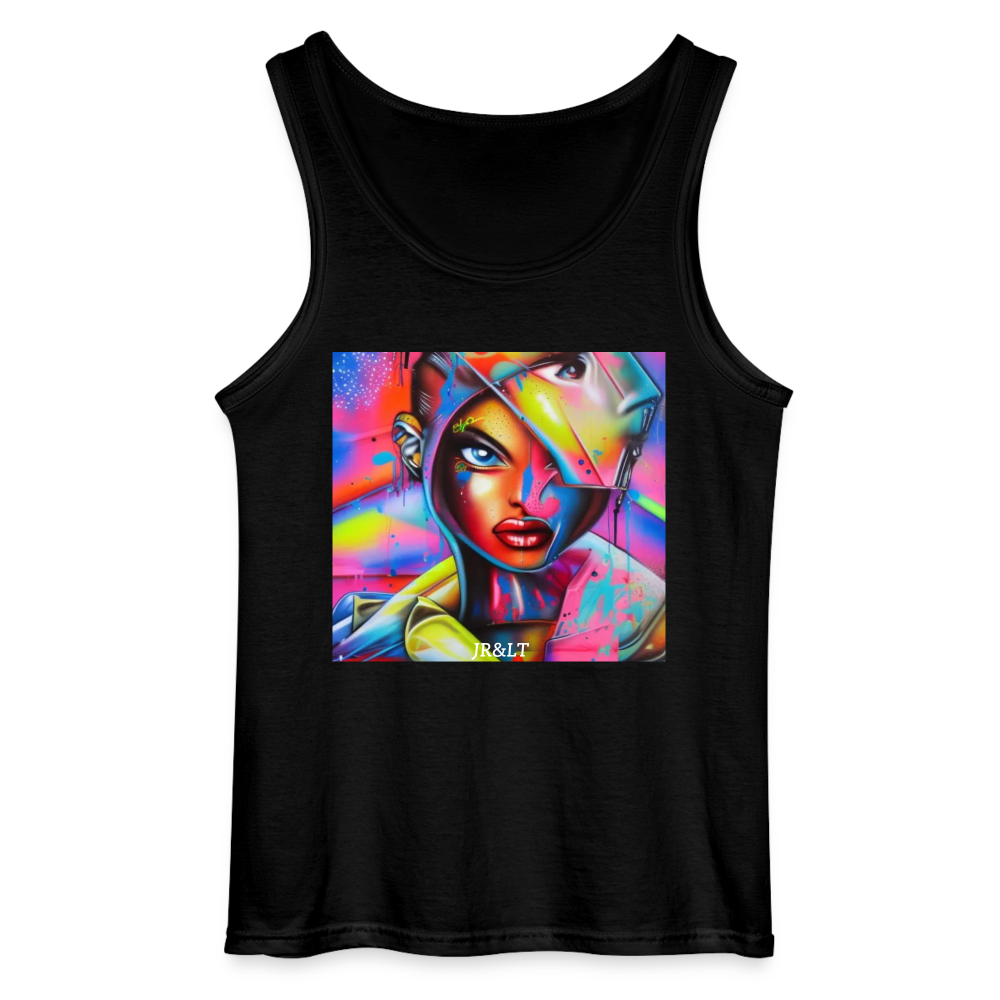 " DEAD INSIDE" MEN'S TANK TOP - black