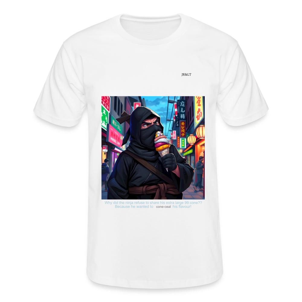 ICE-CREAM NINJA- MENS CLASSIC T-SHIRT - white