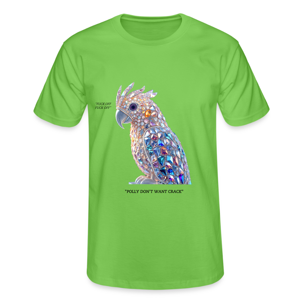 CRACK PARROT - MEN'S CLASSIC T-SHIRT - light green