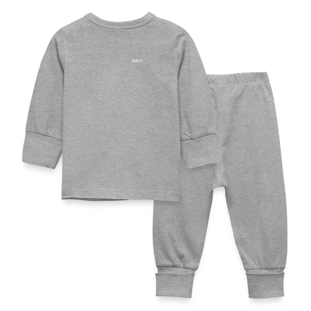 CLASSIC JR< - BABY PAJAMAS - heather grey