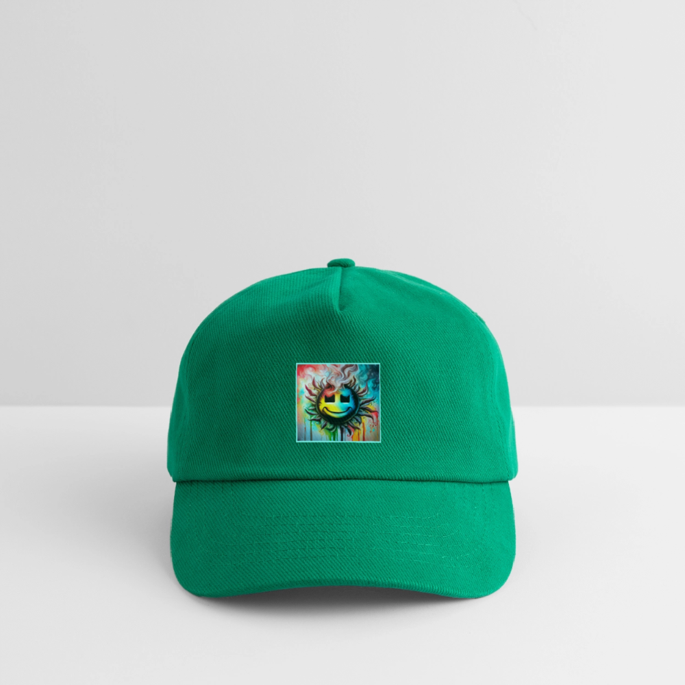 JR< TRADEMARKED LOGO - KIDS BASEBALL CAP - green