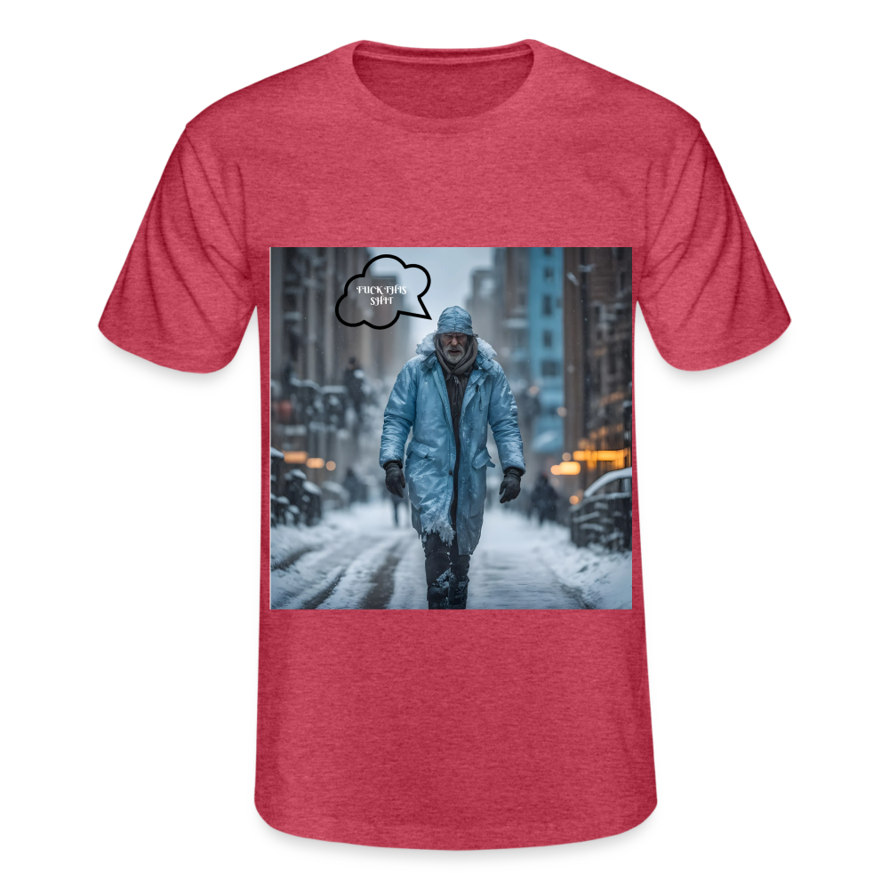 FUCK THIS SHIT - MENS CLASSIC T-SHIRT - heather red