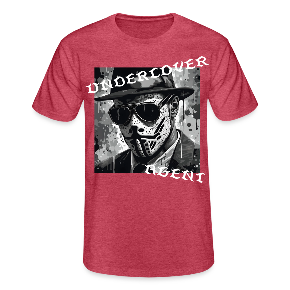 UNDERCOVER AGENT - MEN'S CLASSIC T-SHIRT - heather red