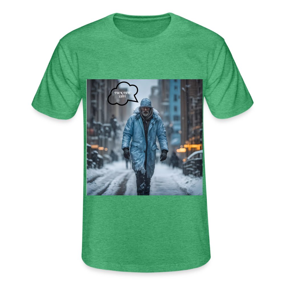 FUCK THIS SHIT - MENS CLASSIC T-SHIRT - heather green