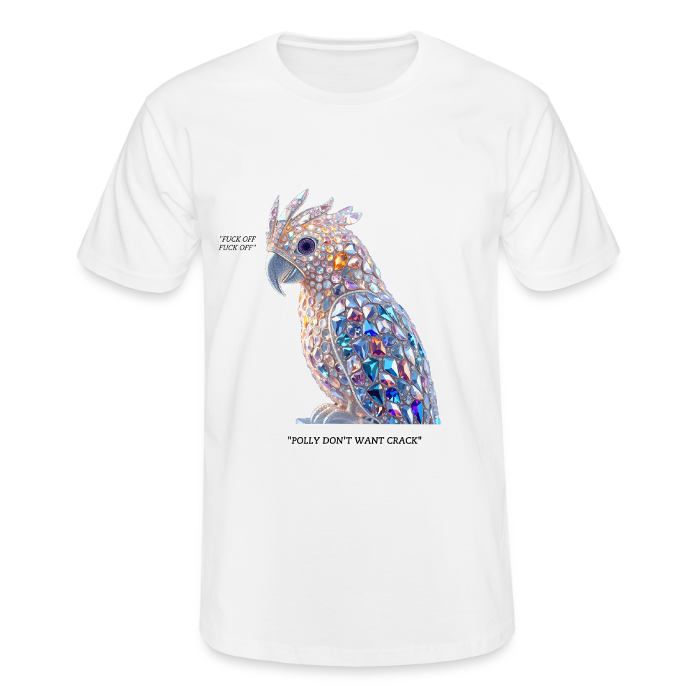 CRACK PARROT - MEN'S CLASSIC T-SHIRT - white