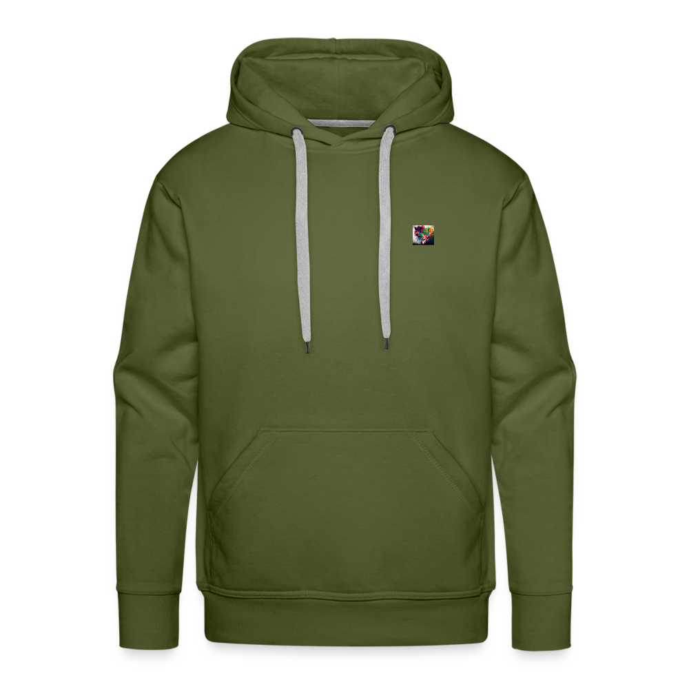 JR< TRADEMARKED - MEN'S HOODIE - olive green