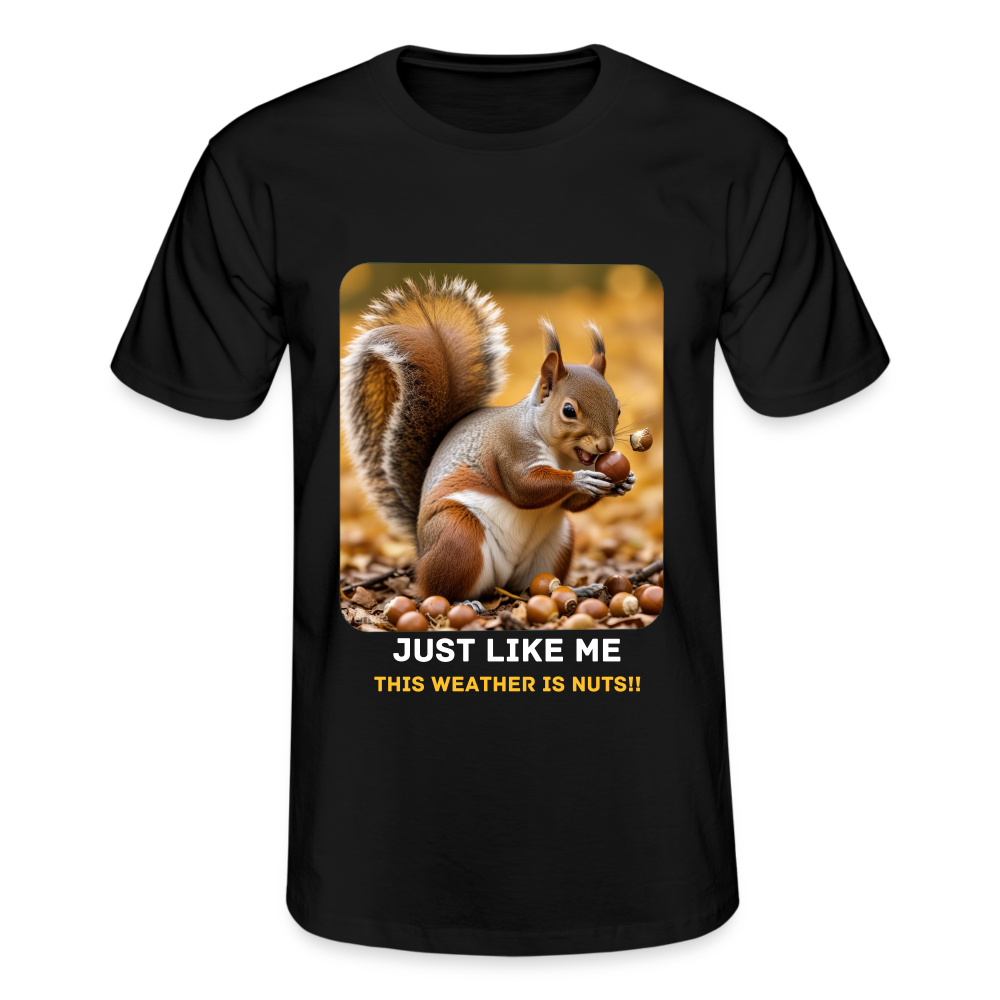 THIS WEATHER IS NUTS - MENS CLASSIC T-SHIRT - black