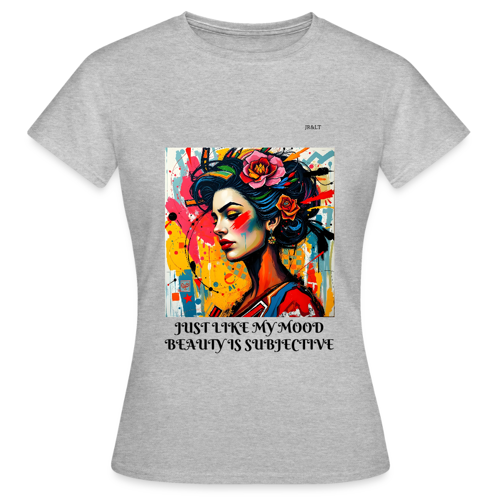 JUST LIKE MY MOOD" WOMEN'S CLASSIC T-SHIRT - heather grey