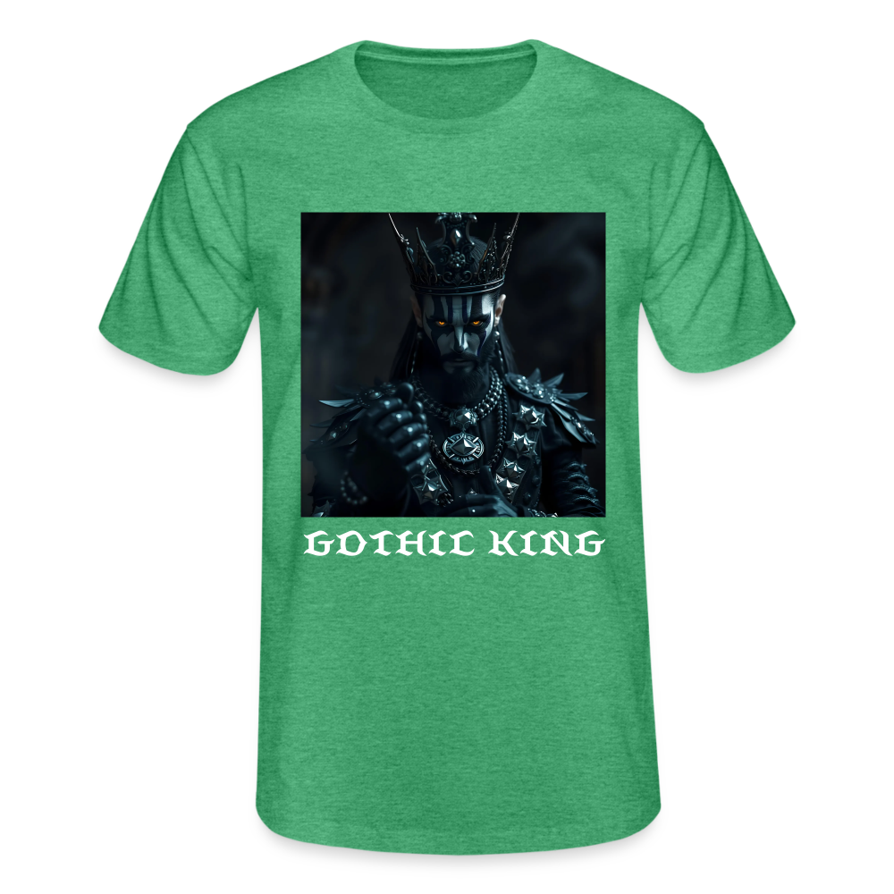 GOTHIC KING - MENS CLASSIC T-SHIRT - heather green