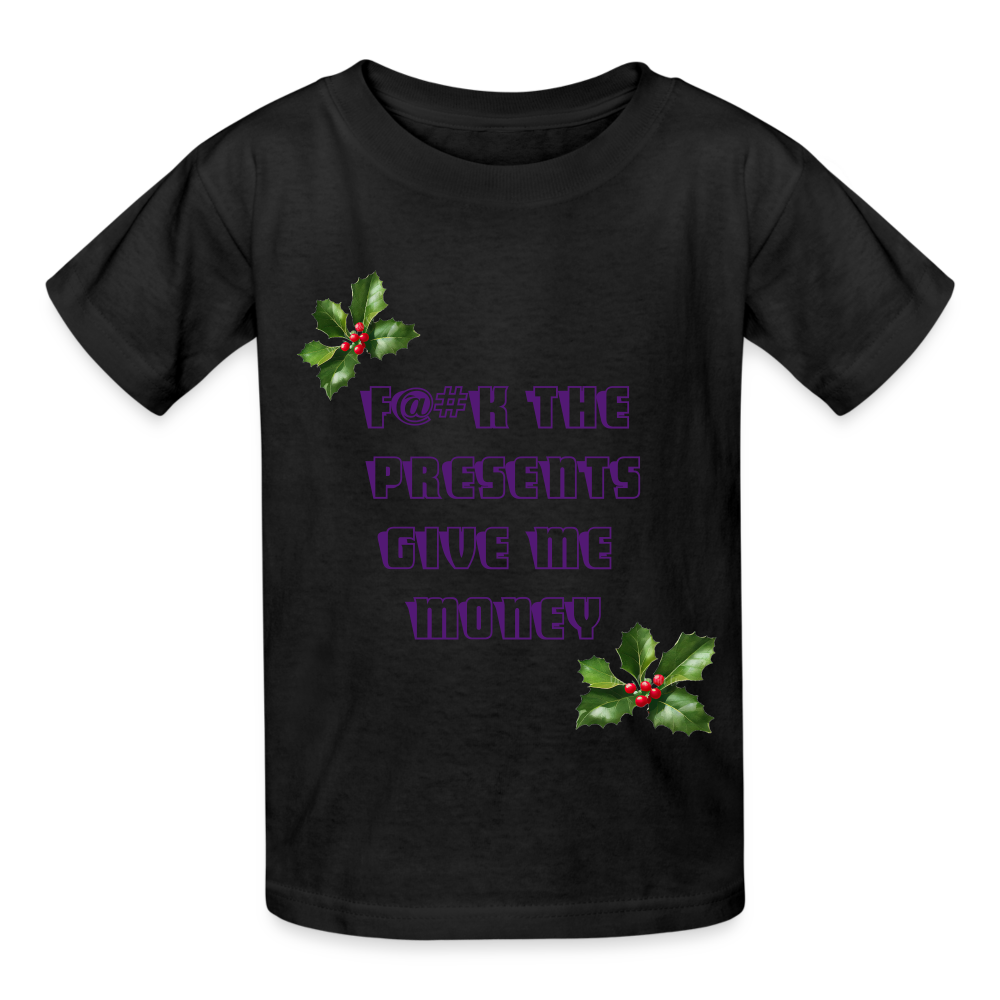 GIVE ME MONEY - CHILDREN'S T-SHIRT - black