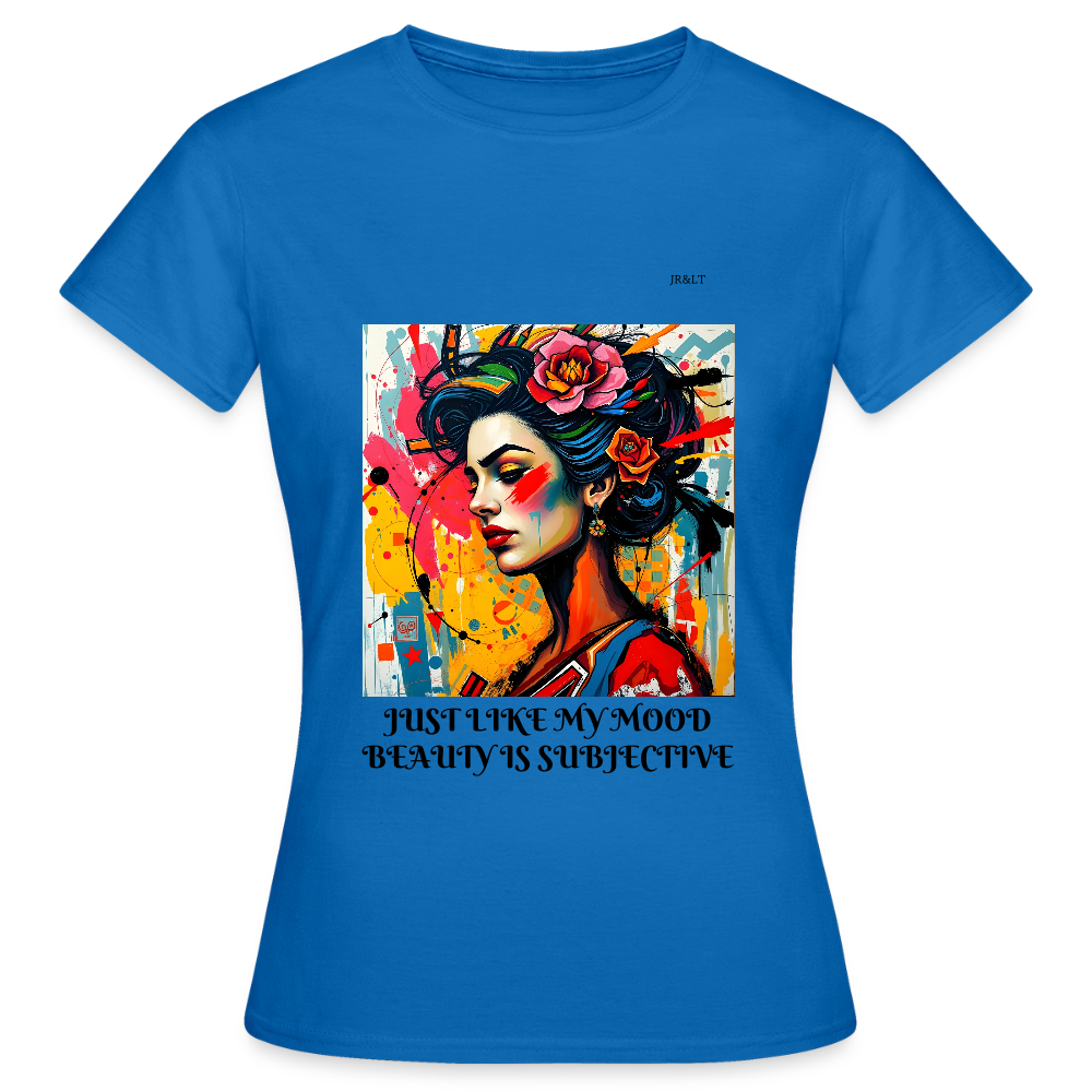 JUST LIKE MY MOOD" WOMEN'S CLASSIC T-SHIRT - royal blue