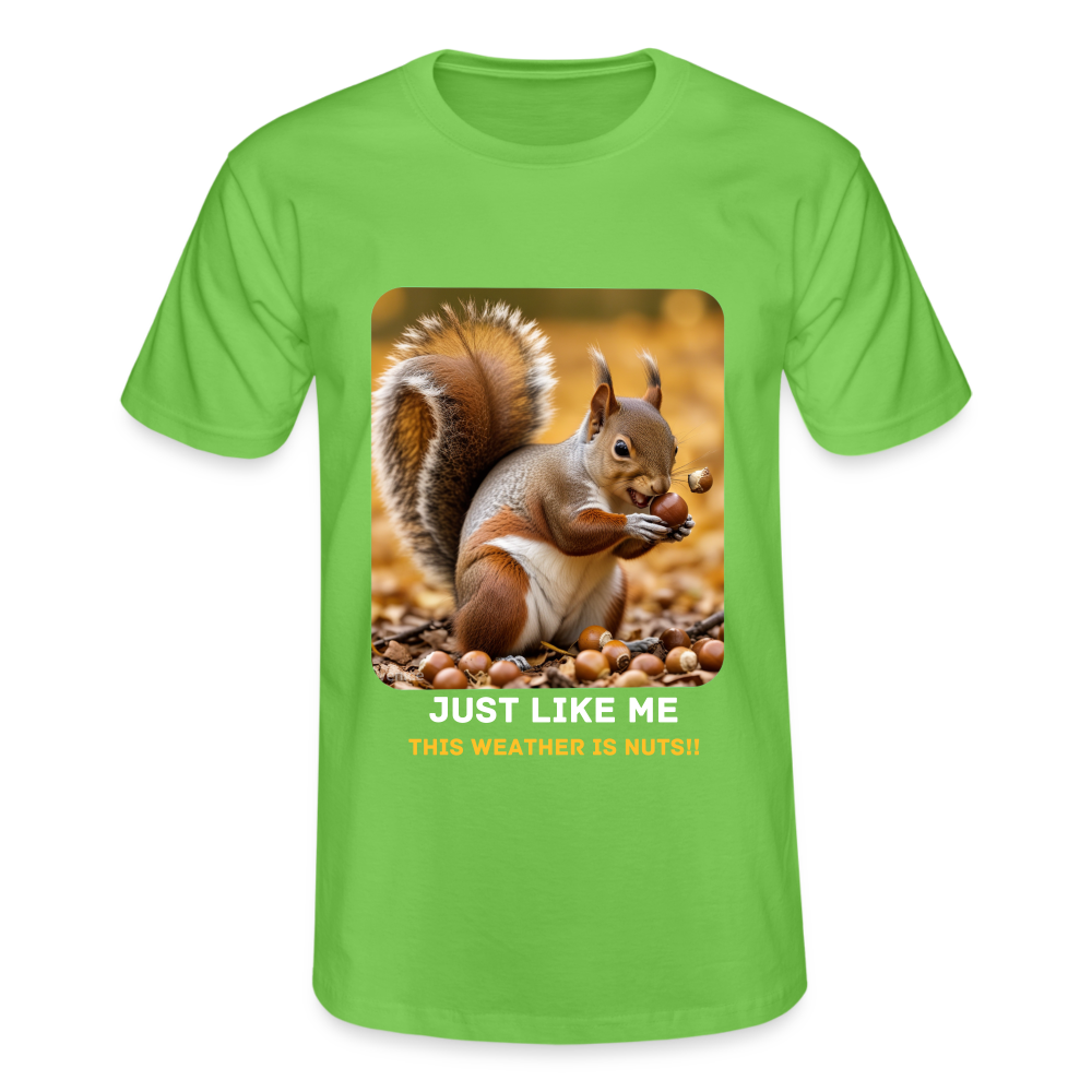 THIS WEATHER IS NUTS - MENS CLASSIC T-SHIRT - light green