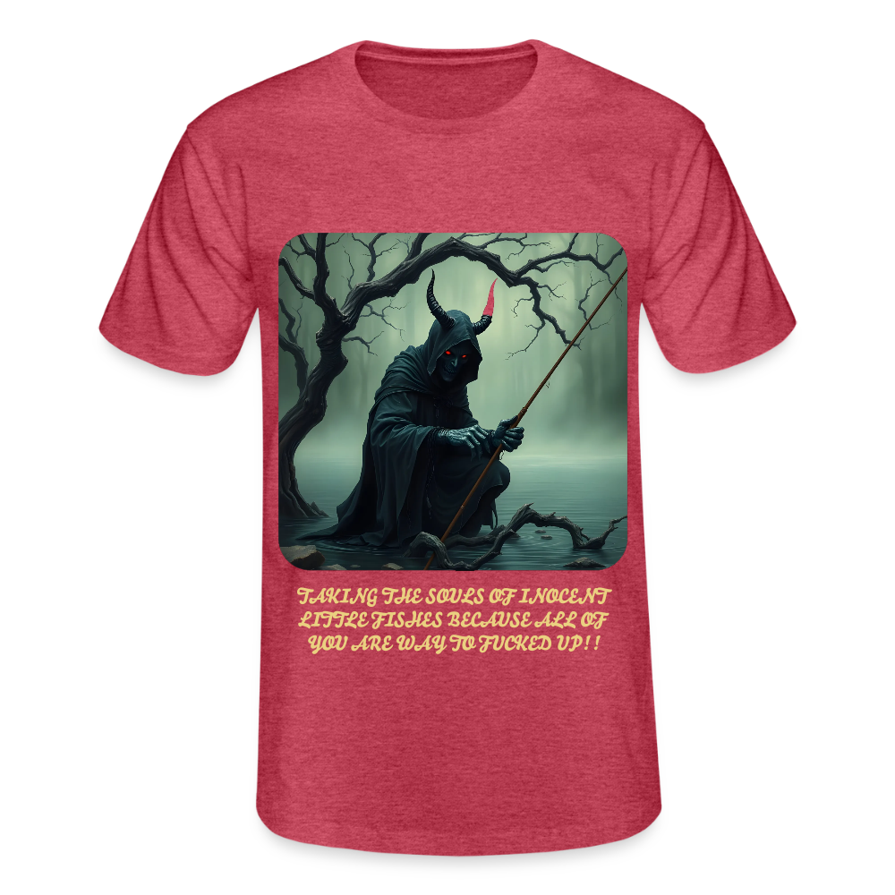 SOULESS WORLD - MENS CLASSIC T-SHIRT - heather red