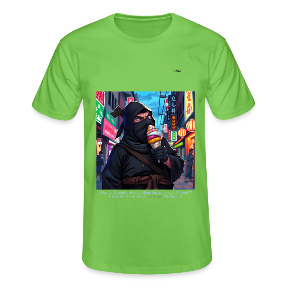 ICE-CREAM NINJA- MENS CLASSIC T-SHIRT - light green