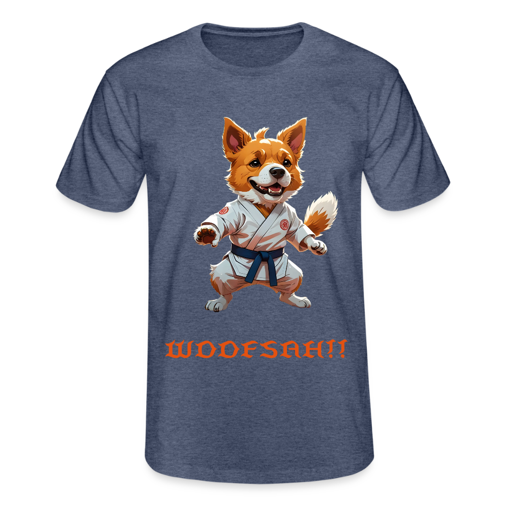 SOULESS WORLD - MENS CLASSIC T-SHIRT - heather navy