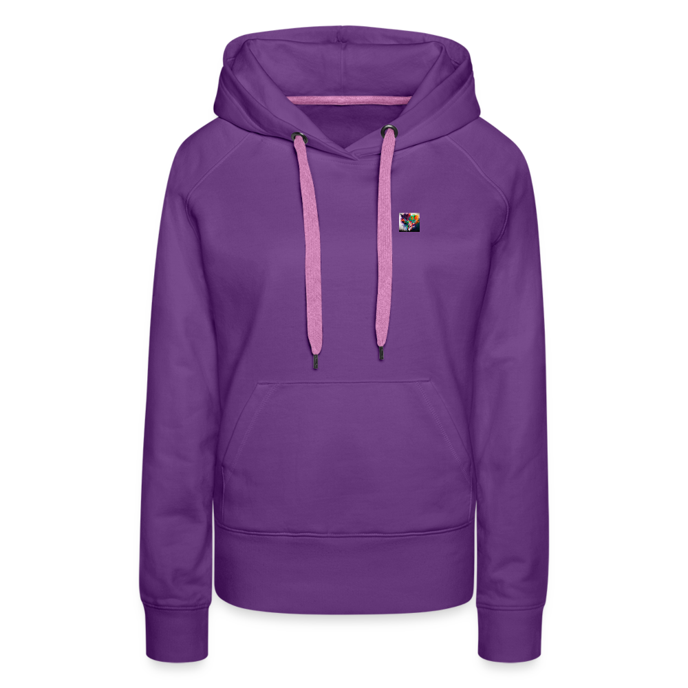 JR< - WOMENS HOODIE - purple