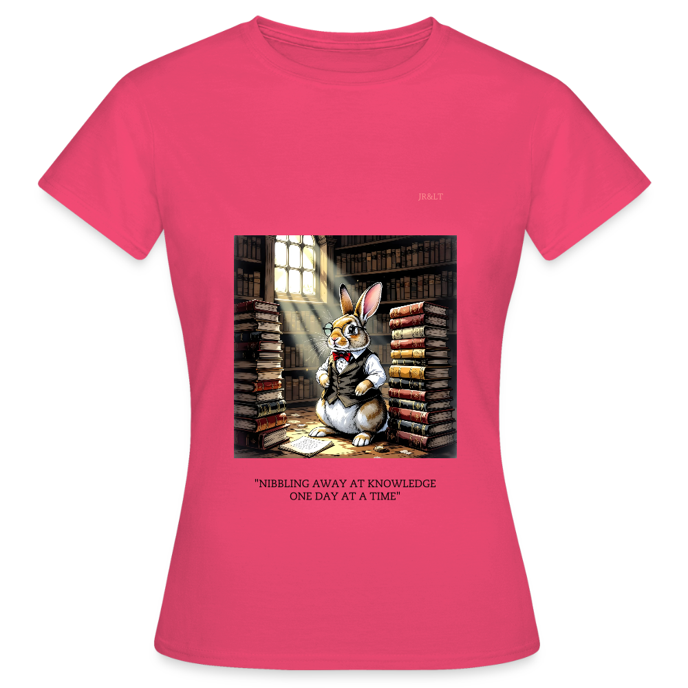 "PROFESSOR FLUFFY" - WOMEN'S CLASSIC T-SHIRT - azalea