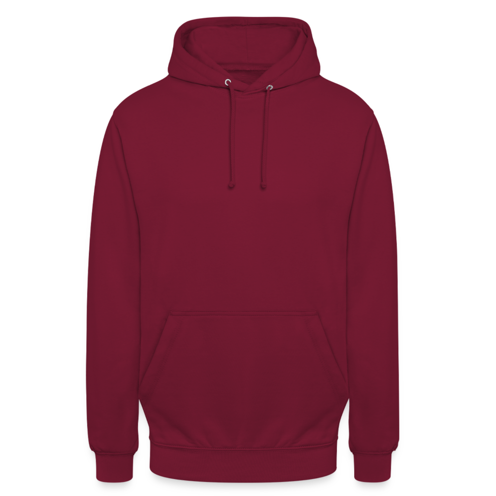 "WITH GREAT UDDERS" WOMEN'S HOODIE - bordeaux