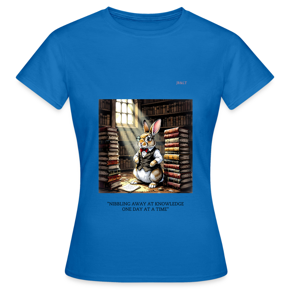 "PROFESSOR FLUFFY" - WOMEN'S CLASSIC T-SHIRT - royal blue