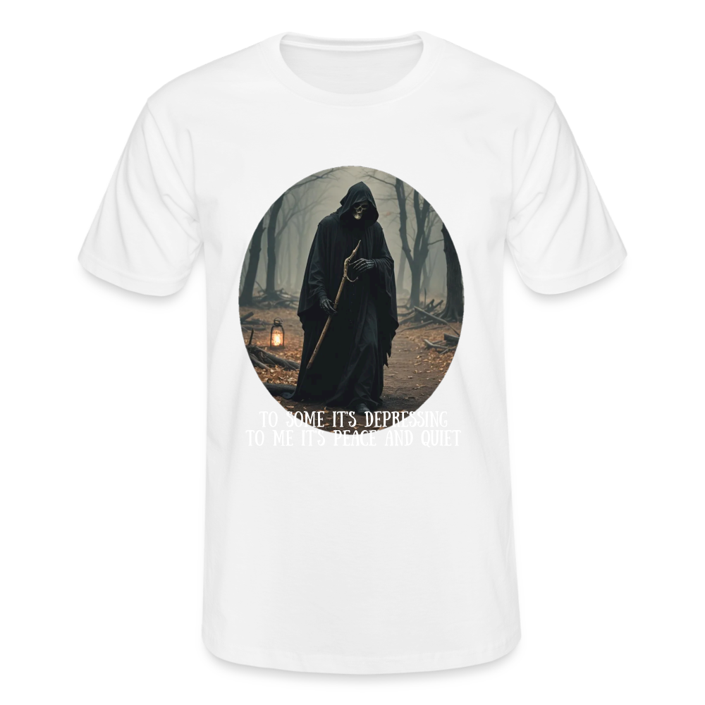 LONELY GRIM REAPER - MEN'S CLASSIC T-SHIRT - white