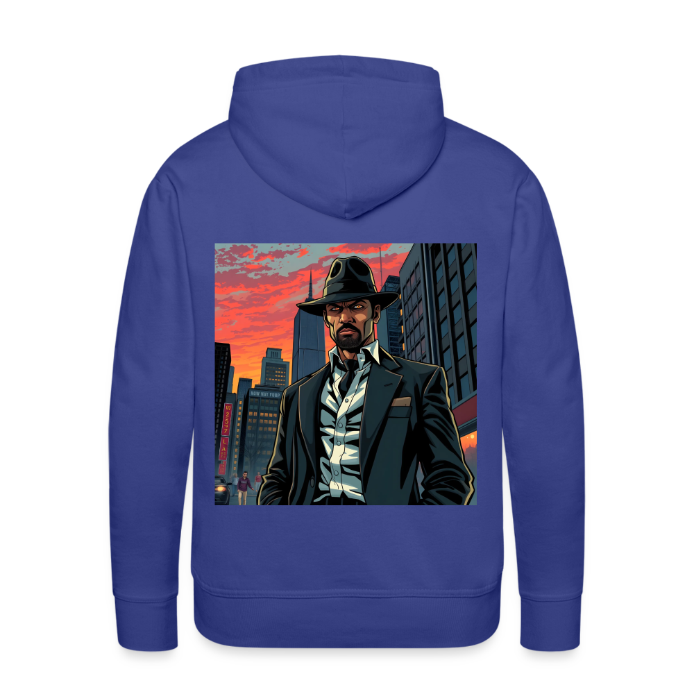 OLD SCHOOL VILLAIN - MEN'S HOODIE - royal blue