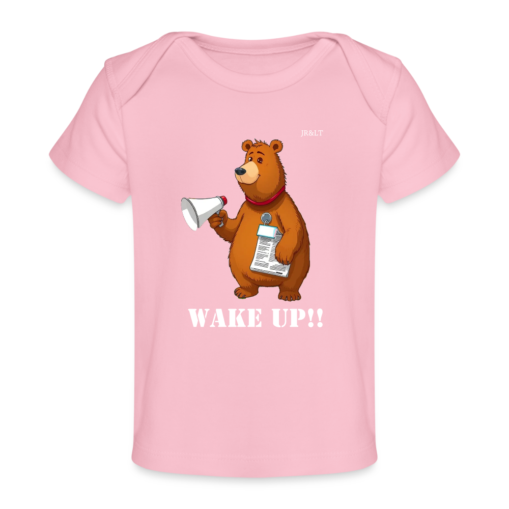WAKE UP - BABY T-SHIRT - light pink