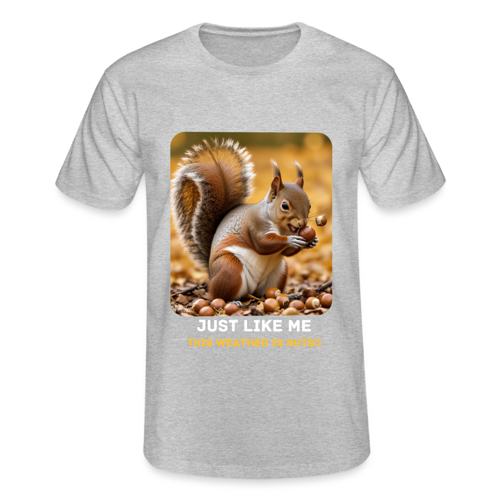 THIS WEATHER IS NUTS - MENS CLASSIC T-SHIRT - heather grey