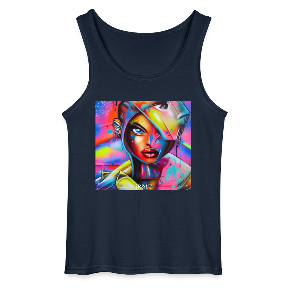 " DEAD INSIDE" MEN'S TANK TOP - navy