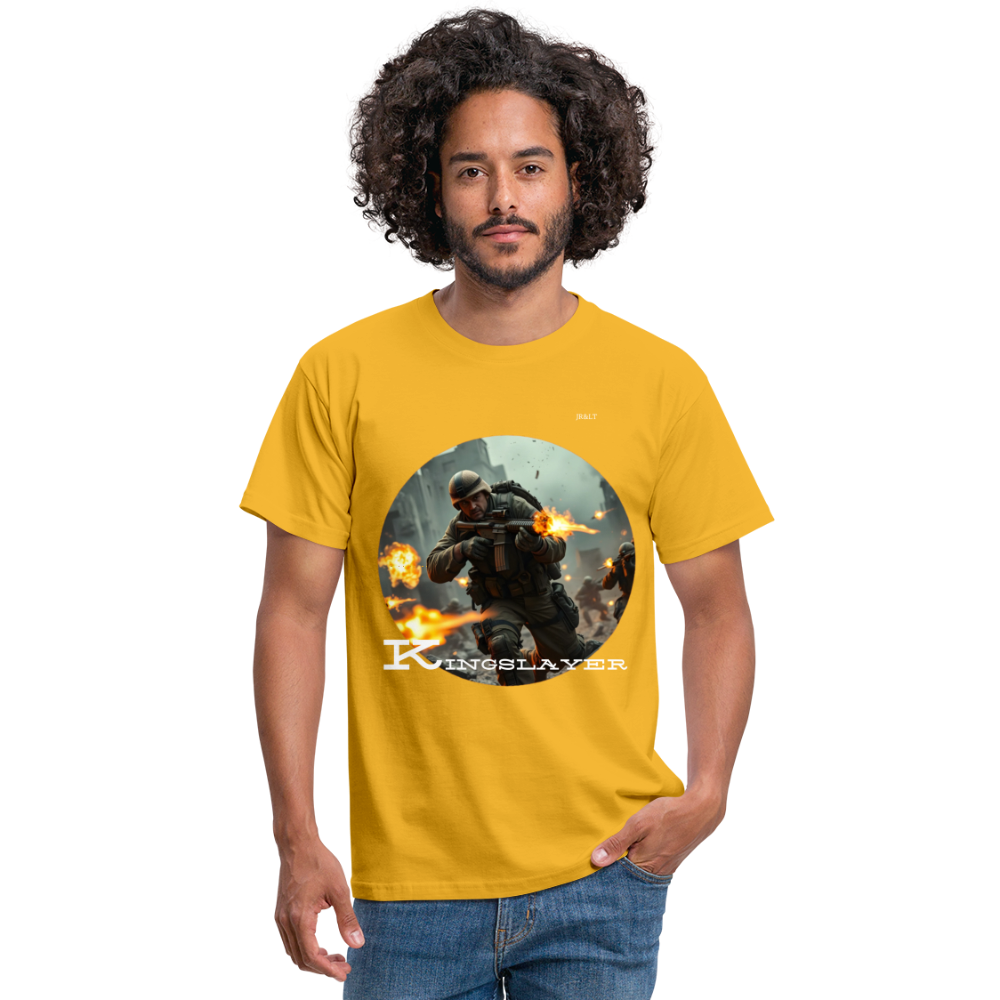 KINGSLAYER - MEN'S CLASSIC T-SHIRT - yellow