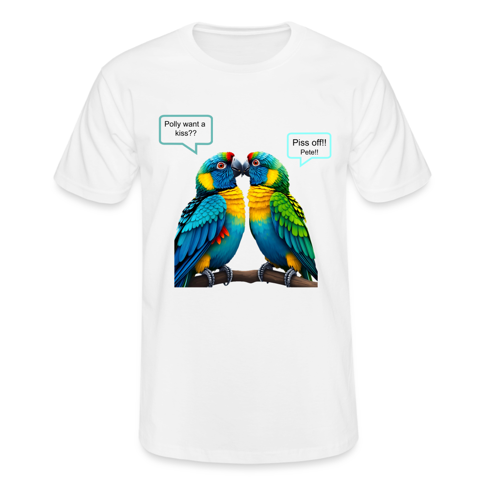 SQUABBLING PARROTS - MENS CLASSIC T-SHIRT - white